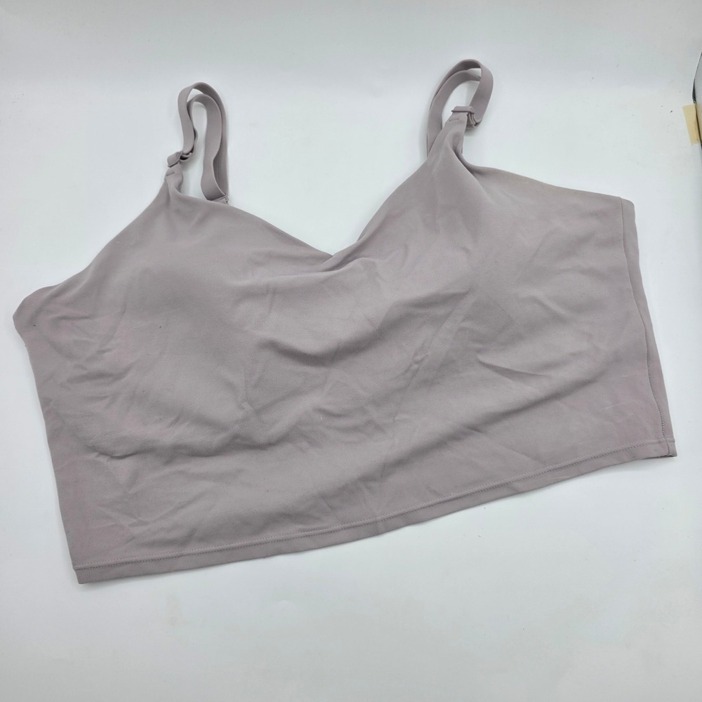 Athleta Solace Bra Mauve Purple Low Impact Yoga Women 2X